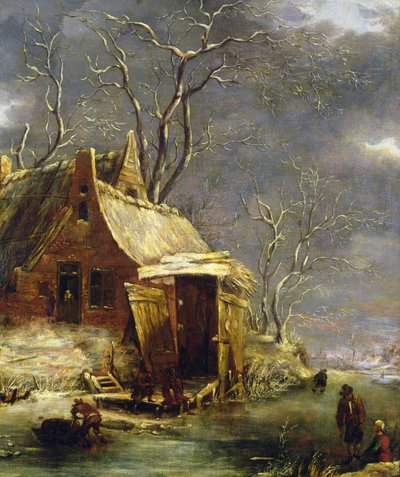 Winter Landscape by Rafel Govertsz Camphuysen